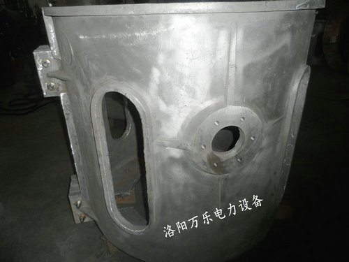 Aluminium shell of induction furnace