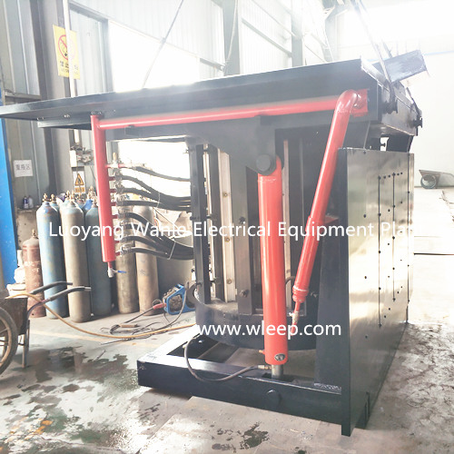 4T Steel Shell IF Induction Copper Melting Furnace