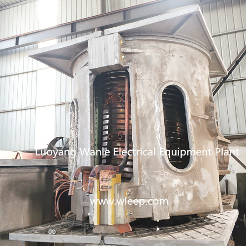 2T Aluminium Shell IF Induction Steel Melting Furnace